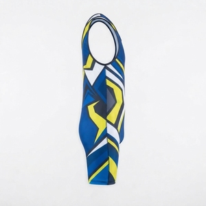Combinaison de lutte personnalisée en spandex par sublimation, uniforme de lutte pour jeunes et hommes, vente en gros, conception OEM, équipement de lutte - Product Image 4