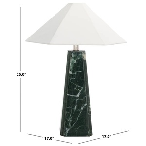 Designer Accent Lamp Featuring Bold Angular Silhouette Soft Warm <b>Illumination</b> And Sophisticated Decorative Home Appeal - Product Image 4
