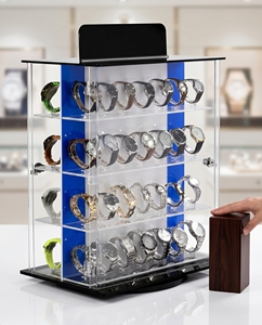 Elegant Transparent Acrylic Watch Jewelry Display Case for Design Easy Assembly Freestanding for Customized Organizer - Product Image 2
