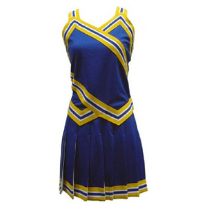 Tenue de cheerleading pour filles en tissu lisse avec logo personnalisé pour les cérémonies et événements scolaires - Product Image 1