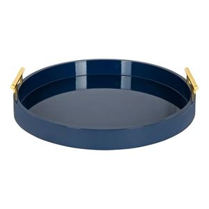 Bandeja de Servir de Resina Hecha a Mano al por Mayor con Asa de Metal para Mesa de Cocina y Comedor, Disponible a Precio de Venta para Exportación - Product Image 4