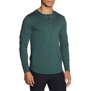 Nouveauté : T-shirts à manches longues unis, couleur unie, séchage rapide, pour la gym, l'entraînement sportif, la course à pied, vêtements de fitness pour hommes - Product Image 5