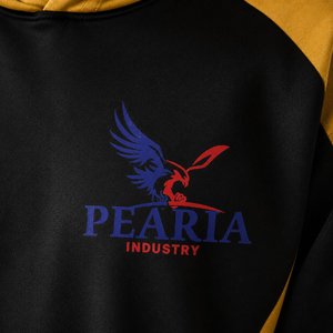 Black Gold Flame Winter Unisex Heavyweight Hoodie Pullover Sweatshirt <b>Raglan</b> Sleeve Hooded Jacket Front Pocket Custom Logo 100% - Product Image 4