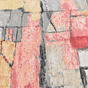 Alfombra de Lana Anudada a Mano con Diseño Abstracto, Alfombra Moderna y Minimalista para Sala de Estar de Lujo - Product Image 6