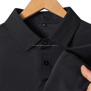 T-shirt personnalisé nouveau style été hommes t-shirt sans couture à manches courtes polyester coupe ajustée chemise de golf hommes - Product Image 3