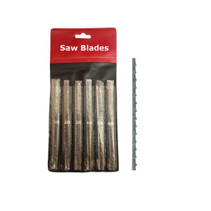 LUXURO Professional Jeweler <b>Piercing</b> Saw Blade Assorted Set 144 Pieces Steel Storage Pouch Precision Cutting Tools GS-1380M - Product Image 1