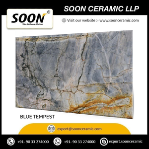 Encimera de Cocina de Piedra Artificial de Diseño Moderno, Superficie Sólida, Color Mármol Gris, Corte a Medida, Diseño de Modelo 3D - Product Image 3