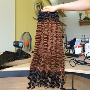 Cabello Humano Virgen Remy Vietnamita con Ondas Naturales y Ondas Profundas Sueltas - Venta al por Mayor - Product Image 1