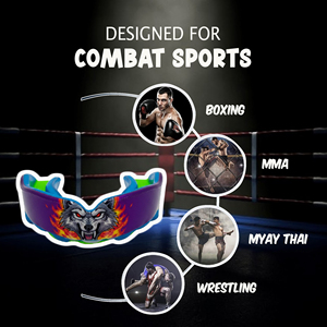 Protector Bucal de Boxeo ZAHRI SPORTS, Fabricado en Pakistán, Ligero, Color y Logotipo Personalizables, MOQ Bajo de 2 Piezas, para Entrenamiento y Competencia - Product Image 3