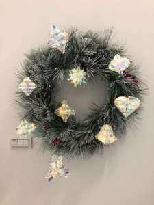 Ornement de décoration minimaliste en nid d'abeille irisé classique professionnel pour mariage et usage intérieur - Product Image 5