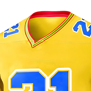 Maillot de football américain sur mesure, personnalisé, de marque OEM, avec broderie de qualité supérieure, grandes tailles adultes, pour entraînement. - Product Image 6