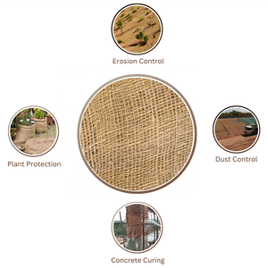 Rollo de Tela de Yute de 5 oz para Control de Erosión y Uso Agrícola, Tela Natural al por Mayor de Proveedor - Product Image 4