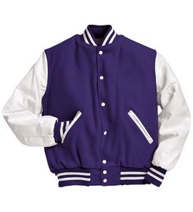 Custom <b>Red</b> Wool Chenille Embroidery Baseball Letterman Collage <b>Waterproof</b> Reversible Thick Unisex Varsity <b>Jacket</b> - Product Image 2
