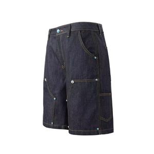 High Quality Custom Men's <b>Shorts</b> Casual American High Street Raw Denim Loose Straight Jorts Jeans for Men - Product Image 4
