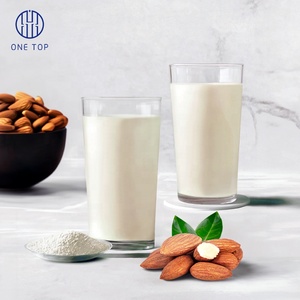 La poudre d'amande pour le mélange de thé à bulles Ingrédient dans un emballage en sac améliore la saveur et la texture - Product Image 1