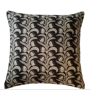 Funda de Almohada y Cojín de Lino Reversible con Estampado Floral Moderno, Impresa a Mano, de Algodón Liso para Uso en Hogar, Hospital y Hotel - Product Image 1