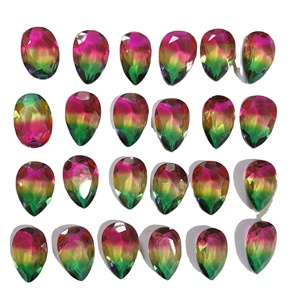 ชุดหินแก้วสองด้านแบบสองด้านสำหรับเครื่องประดับทำหินแก้วทรงลูกแพร์ขายส่ง - Product Image 4