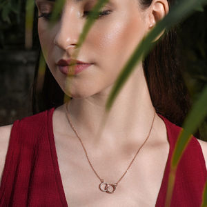 Premium Forever Symbol Diamond <b>Gold</b> Necklace for Women Luxury Engagement Bridal Gift & Anniversary Fashion Pendant Necklace - Product Image 4