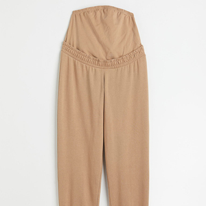 Pantalones de chándal de algodón ecológico para mujer, corte bootcut, hasta la rodilla, color liso, con cremallera, estilo casual, talla grande - Product Image 5