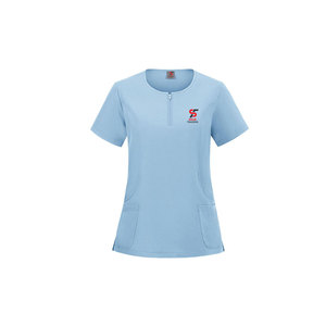 Tenue médicale professionnelle Solid Trader pour les professionnels de la santé – Ensemble de blouses et pantalons en mélange de coton et polyester doux et respirant – Uniforme d'hôpital - Product Image 6