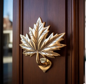 Battant de porte en forme d'ancre à thème nautique avec texture de corde réaliste, finition bronze, disponible à prix de gros. - Product Image 3