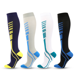 Chaussettes de sport longues en tricot antibactériennes pour hommes, femmes et jeunes, 100% nylon, pour le cyclisme en plein air, le marathon, la course à pied, l'automne - Product Image 6