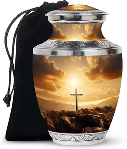 Urnas de Cremación de Latón para Cenizas de Adultos, Urnas Hechas a Mano para Hombres y Mujeres, Urnas Decorativas, Urnas Funerarias - Product Image 4