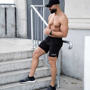 Shorts de sport pour homme, nouveau design, été 2021, coton, séchage rapide, respirant, avec poches - Product Image 5