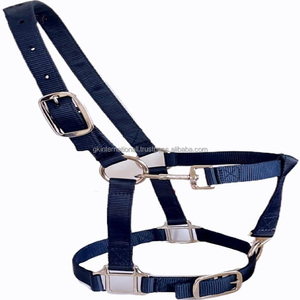 Vente en gros de produits d'usine licou en nylon robuste pour chevaux double épaisseur sangle en nylon licou cheval - Product Image 2