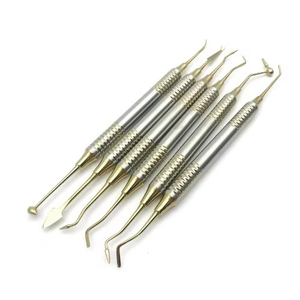 Instrumental de Relleno de Composite Premium (Juego de 6) de Acero Inoxidable Autoclavable, Kit de Escultura y Restauración Dental - Product Image 5