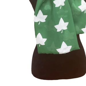 Pañuelo Delgado de Gasa Premium Alpha Kappa Alpha AKA Rosa Salmón y Verde Manzana - Ligero, Regalo para la Hermandad Ivy Leaf - Product Image 2
