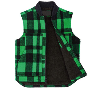 Chaleco de Lana para Hombre CHALASA SPORTS, Transpirable, Cortavientos, Tejido de Poliéster/Algodón, Cuello en V, Cierre de Cremallera, Logotipo Frontal - Product Image 1