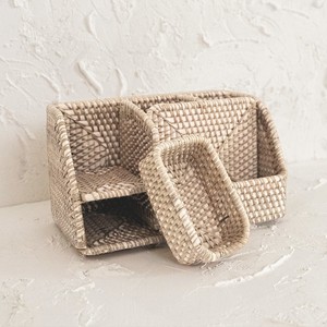 Office Stationery Organizer Rattan Pen Holder for Desk <b>Table</b> Wholesale Pencil Container Storage Boxes - Product Image 6