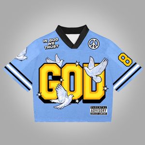 เสื้อฟุตบอลอเมริกันแบบหนาพิเศษ ไซส์ใหญ่ แขนสั้น คุณภาพสูง สำหรับขาย - Product Image 6