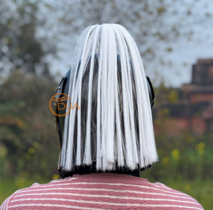 Casco de Armadura Medieval de Caballero, Completo, de Hierro, Plateado y Pulido, con Orificios para los Ojos, Adornos de Latón Decorativos, Pluma Blanca, para Halloween - Product Image 3