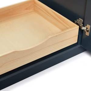 Meuble de rangement autoportant pour salle de bain, armoire pratique avec tiroirs et portes pour cuisine et entrée - Product Image 3
