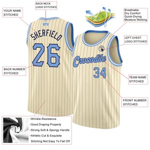 Ensemble de maillots de basket-ball, design personnalisé, prix d'usine en gros, 100% polyester, respirant, séchage rapide, nom et numéro du joueur personnalisés - Product Image 4