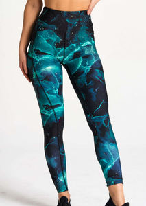 Conjuntos Deportivos de Yoga para Mujer, Cómodos, Transpirables, de Secado Rápido, con Patrón Sólido, Elásticos, con Cintura Elástica, Última Tendencia - Product Image 2