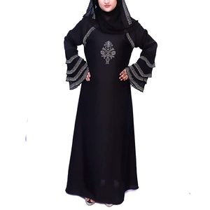 Abaya élégante pour femmes, vêtements islamiques modestes, coupe ample, manches longues, robe traditionnelle confortable pour tous les jours - Product Image 1
