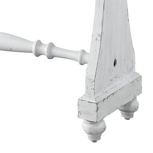 Consolle Bianca Anticata a 2 Cassetti - Product Image 6