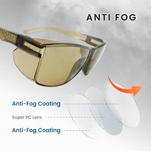 SA1390 gafas de seguridad antiniebla lente de PC - Product Image 3