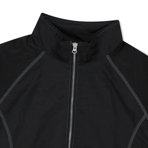 Ensemble de survêtement coupe-vent réfléchissant personnalisé 2-en-1 pour homme, séchage rapide, léger, en nylon, avec short et fermeture éclair, pour le sport - Product Image 5