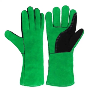 Gants de soudage en cuir de vachette de haute qualité, durables, chauds et épais, gants de sécurité industrielle à bas prix - Product Image 4