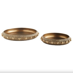 Bol de luxe pour la maison, centre de table, service alimentaire, en métal plaqué or de haute qualité, design abstrait, fabrication haut de gamme, très vendu - Product Image 3