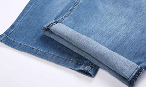Pantalones Cortos de Mezclilla para Hombre, Transpirables, Cómodos, para Todo Clima, Color Azul Lavado, Casuales, de Algodón de Alta Densidad, Premium - Product Image 3