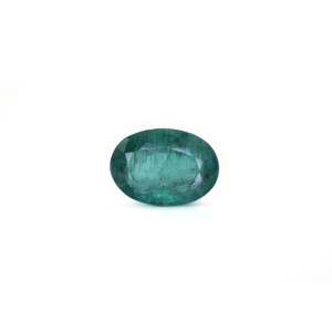 Natural Zambian Emerald 5.9 Carat Oval Cut Loose Gemstone for Fine Jewelry - Product Image 1