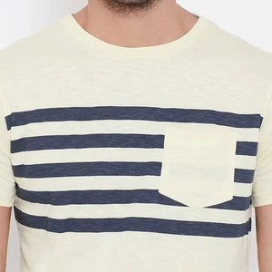 T-shirt pour homme de haute qualité fabriqué au Pakistan, col rond, manches courtes, tissu en coton, vêtements décontractés, design tendance, vente en gros OEM - Product Image 6