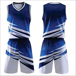 Uniformes de Baloncesto Deportivos de Color Sólido con Logotipo Personalizado y Nombre del Equipo, Diseño Moderno y Transpirable, 100% Poliéster - Product Image 1