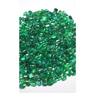 Lote de 487 Esmeraldas Naturales de Zambia, Corte Ovalado y en Forma de Pera, Color Verde, 4x3, 5x3, 5x4, 6x4, 7x5 mm, 150 Quilates, Alta Calidad, Venta IROC - Product Image 1