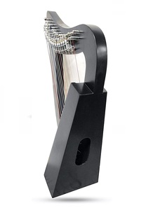 12 <b>Strings</b> Solid Wood Traditional Harp, With Free Carry bag & Tuning Key Wrench 12 <b>Strings</b> Rosewood Irish Celtic Style with Bag - Product Image 2